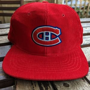 New without Tags Montreal Canadiens Ted Fletcher "The Classic" courderoy vintage